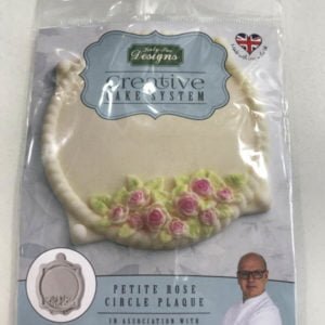 Petite rose circle plaque - Katy Sue