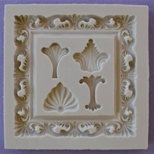 Square baroque frame