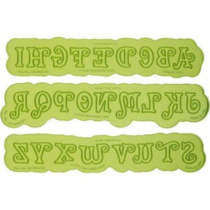 Flexabet swirly uppercase - Marvelous Molds