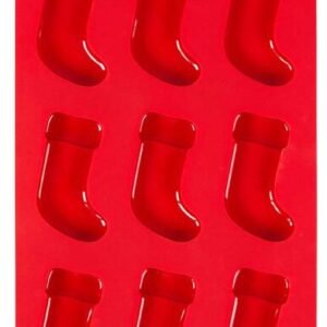 Molde silicone botas de Natal