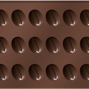 Molde chocolate grão de café