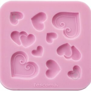 Molde de silicone corações