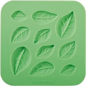 Molde silicone folhas