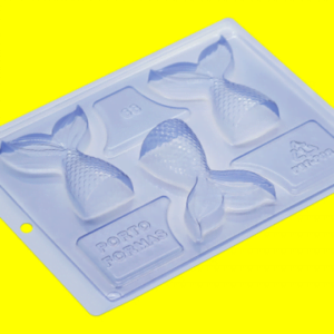 Molde de acetato cauda de sereia