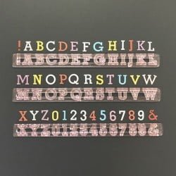 Cortador alfabeto e números