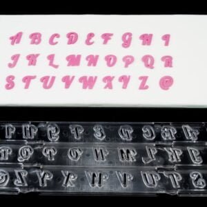 Cortador Alfabeto maiúscular Flourish