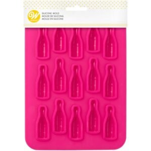 Molde silicone mini garrafas