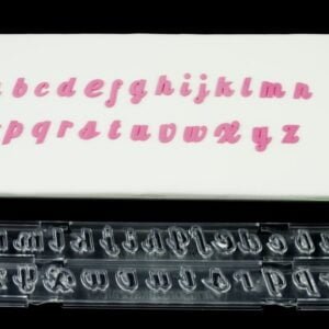 Cortador Alfabeto minúsculas Flourish