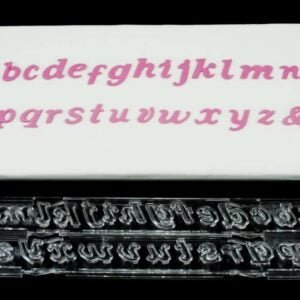 Cortador Alfabeto minúsculas Script