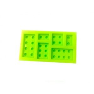 Molde de silicone legos