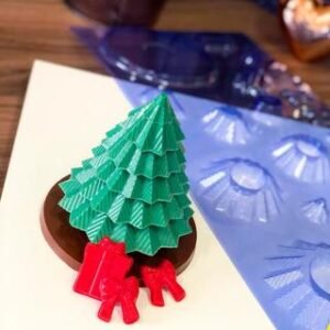Molde acetato árvore Natal 3D