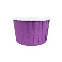 Tacinhas cupcake roxo 24un