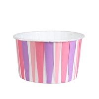 Tacinhas cupcake às riscas 24un