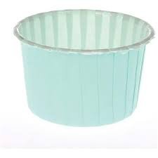 Tacinhas cupcake verde água 24un