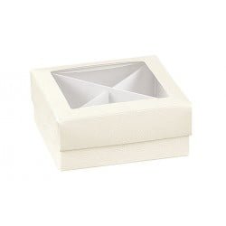 Caixa com visor para bombons/bolachas