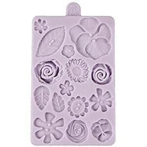 Molde flower buttons