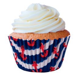 Tacinhas cupcake motivos naúticos 45un