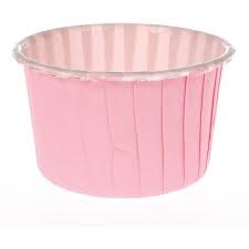 Tacinhas cupcake rosa claro 24un