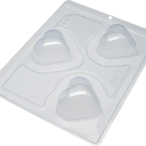 Molde coração liso 25gr