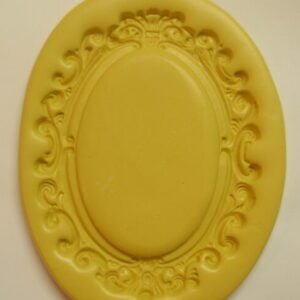 Molde moldura oval grande