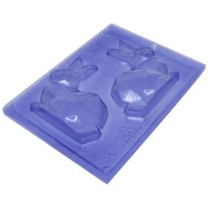 Molde acetato coelho diamante