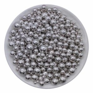 Pérolas prateadas 100gr