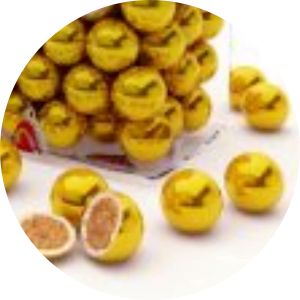 Bolas crocantes ouro 100gr
