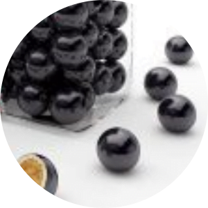 Bolas crocantes preto 100gr