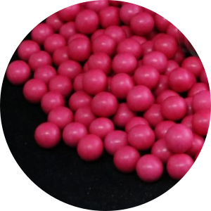 Pérolas de chocolate rosa choque 65gr