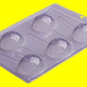 Molde acetato pirulito bola de futebol