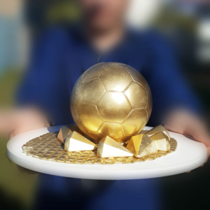 Molde bola de futebol 350gr