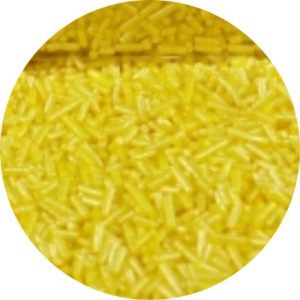Granulado cintilante amarelo 100gr