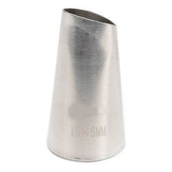 Boquilha inox pétala 15x5mm
