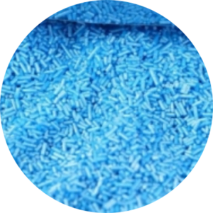 Granulado cintilante azul claro 100gr