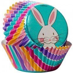 Tacinhas cupcake metalizadas Coelho