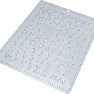Molde acetato mini alfabeto