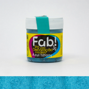 Pó para decoração azul tiffany