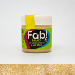 Brilho para decoração amarelo