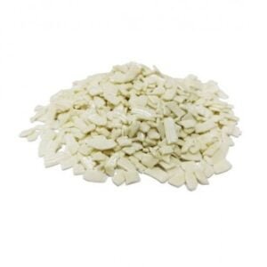 Escamas de chocolate branco