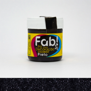 Pó para decoração preto