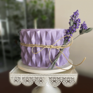Folha de origami cake moderno