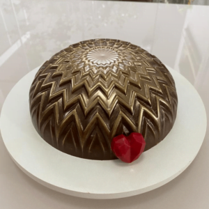 Molde acetato 3 partes - Bolo chevron