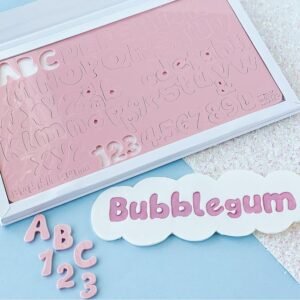 Sweet Stamp Bubblegum Letter Embossing Set
