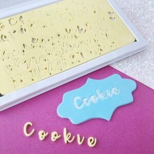 Sweet Stamp Cookie Letter Embossing Set