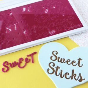 Sweet Stamp Sweet Sticks Letter Embossing Set