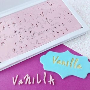 Sweet Stamp Vanilla Letter Embossing Set