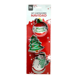 Conj 3 cortadores Natal