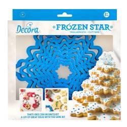 Conj cortadores Frozen Star
