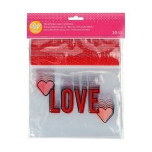 Conj 20 sacos LOVE