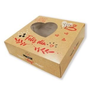 Caixa de cartolina Feliz Dia